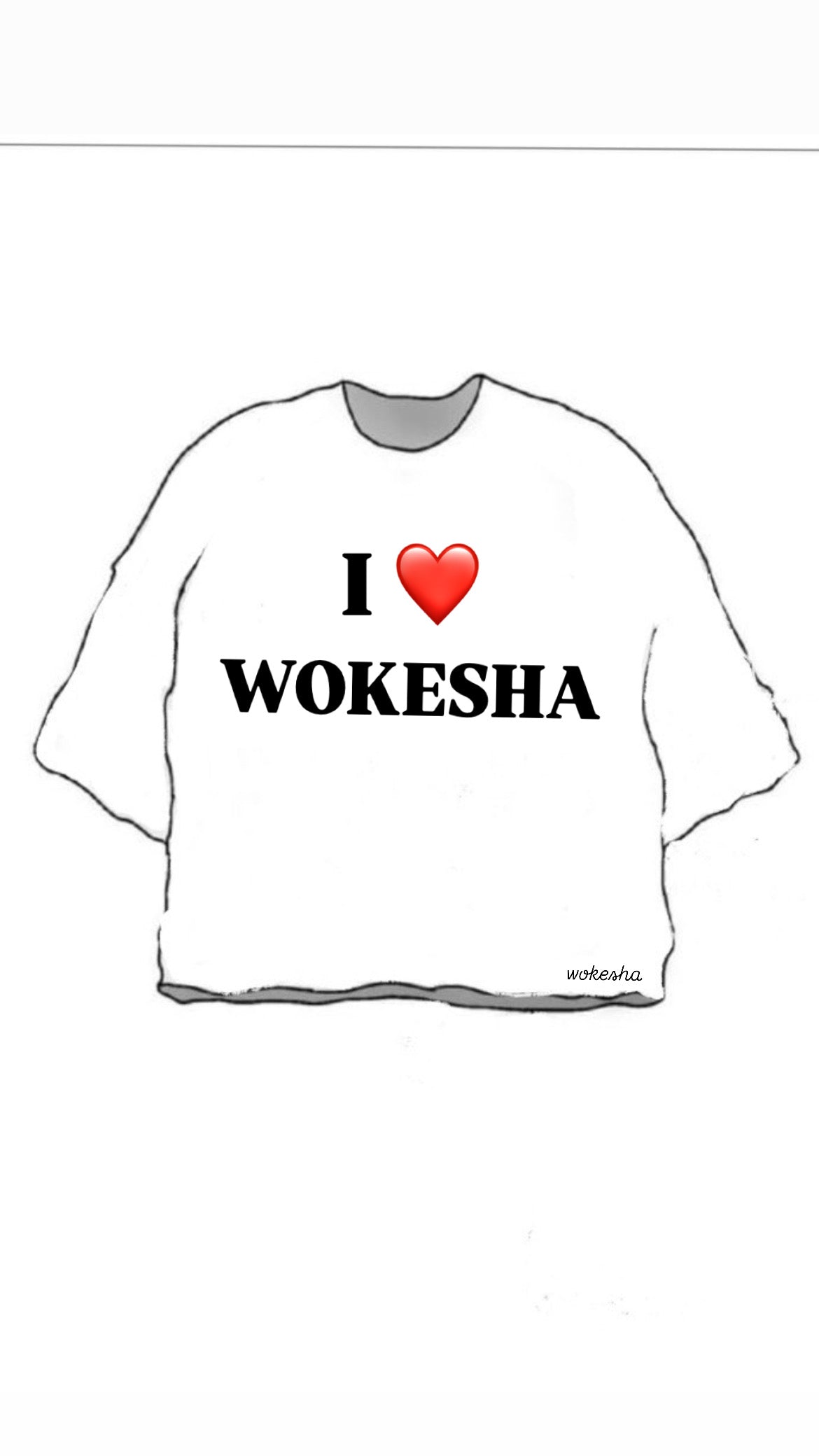 I ❤️ WOKESHA TEE